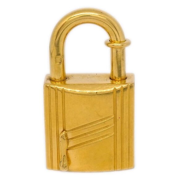 Hermes Annee Arbre 1998 Cadena Padlock Gold Small Good 176161 - Picture 1 of 4